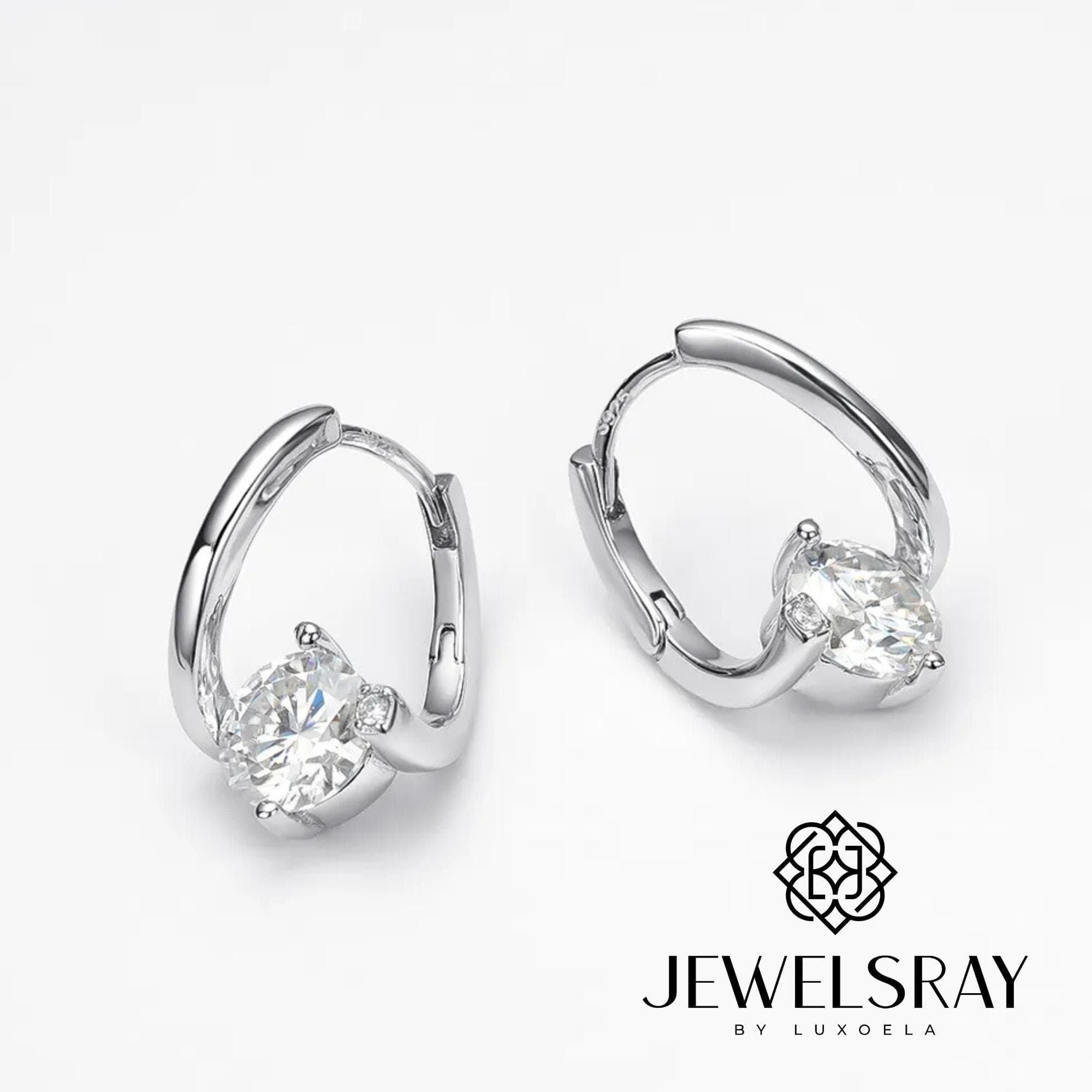 Anting Margareta Moissanite Earring Diamond Look Lamaran tunangan