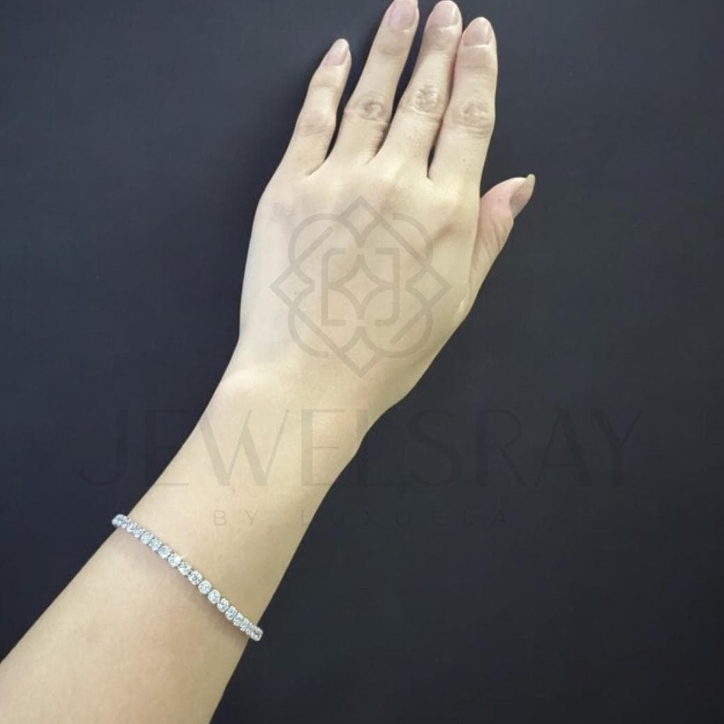 Gelang Tennis Gretchen Moissanite Bracelet Diamond Look Aurel Kawin