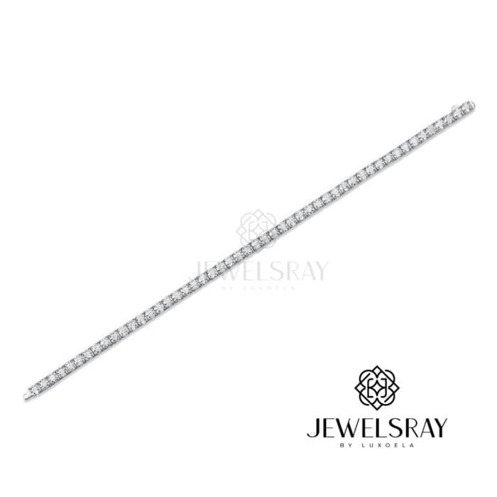 Gelang Aurel Libertee Tennis Moissanite Bracelet Single Lock Jewelsray