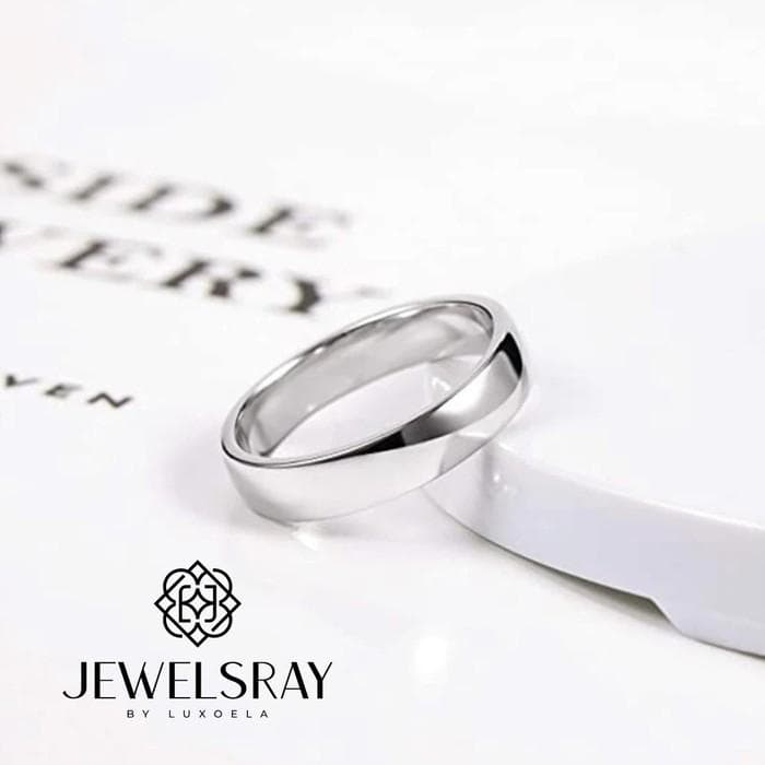 Cincin Kawin Perak Klasik Omi Tunangan Lamaran Married Jewelsray CZ
