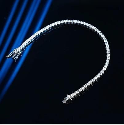 Gelang Tennis Moissanite Libertee Fancy Elegant Tennis Bracelet Jewels