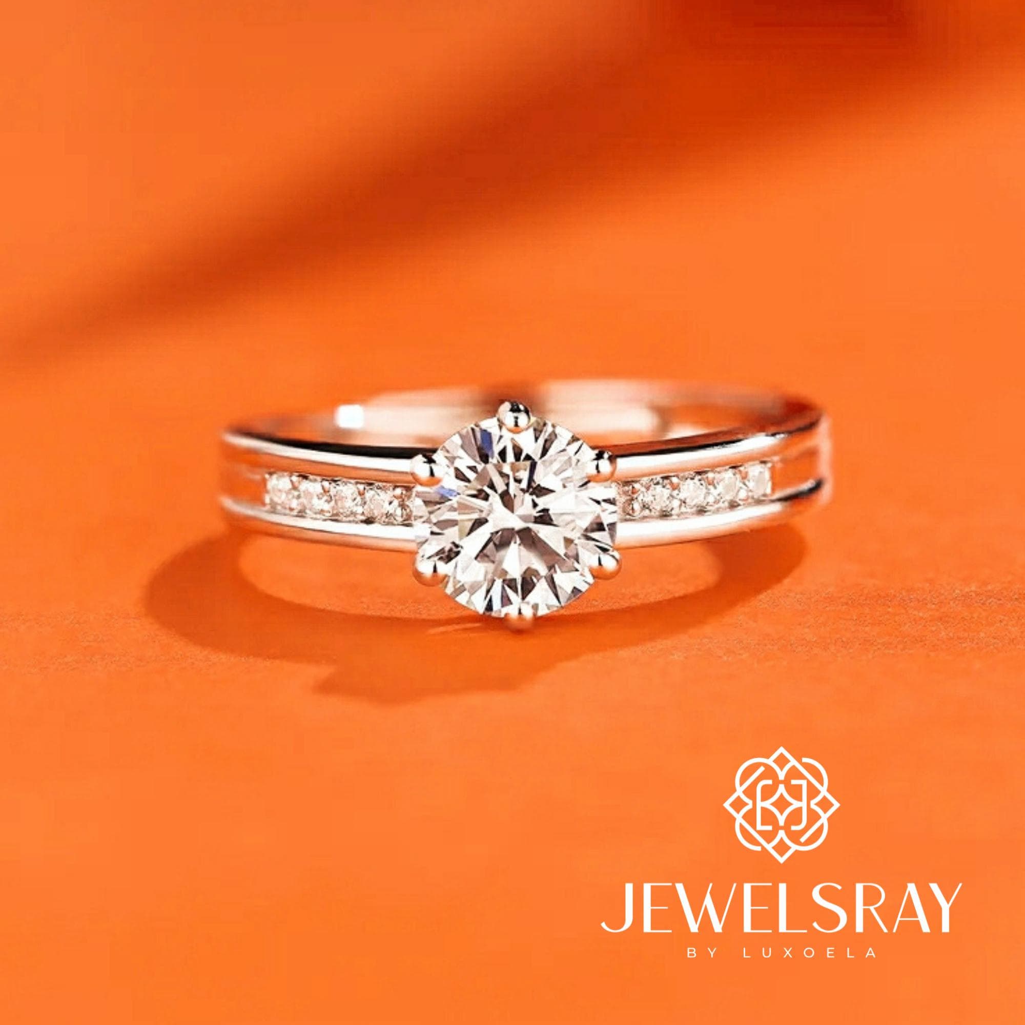 Blanche Ring Adjustable Moissanite - Diamond Look Cincin Kawin Berlian
