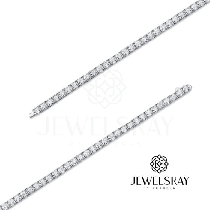 Gelang Aurel Libertee Tennis Moissanite Bracelet Single Lock Jewelsray