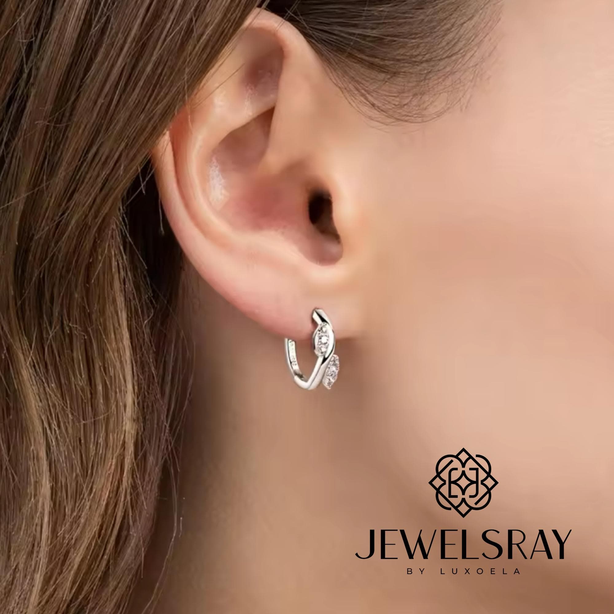 Anting Avila Moissanite Earrings Perhiasan Elegant Solitaire Fancy Diamond Look Jewelry Kawin Tunangan Wedding Engagement Lamaran Married Bridal Jewelsray Intan Permata