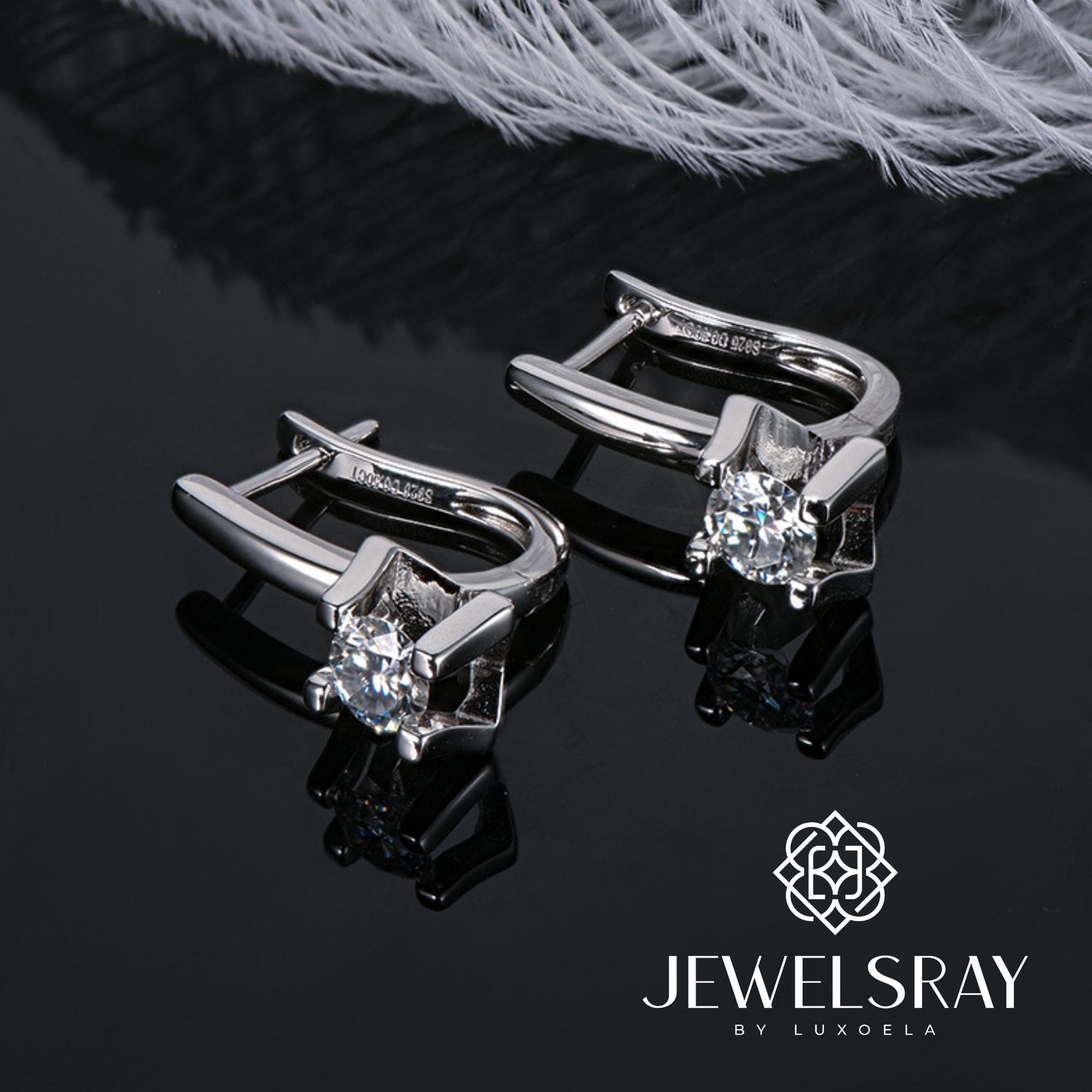 Anting Rota Moissanite Earring Diamond Look Lamaran tunangan