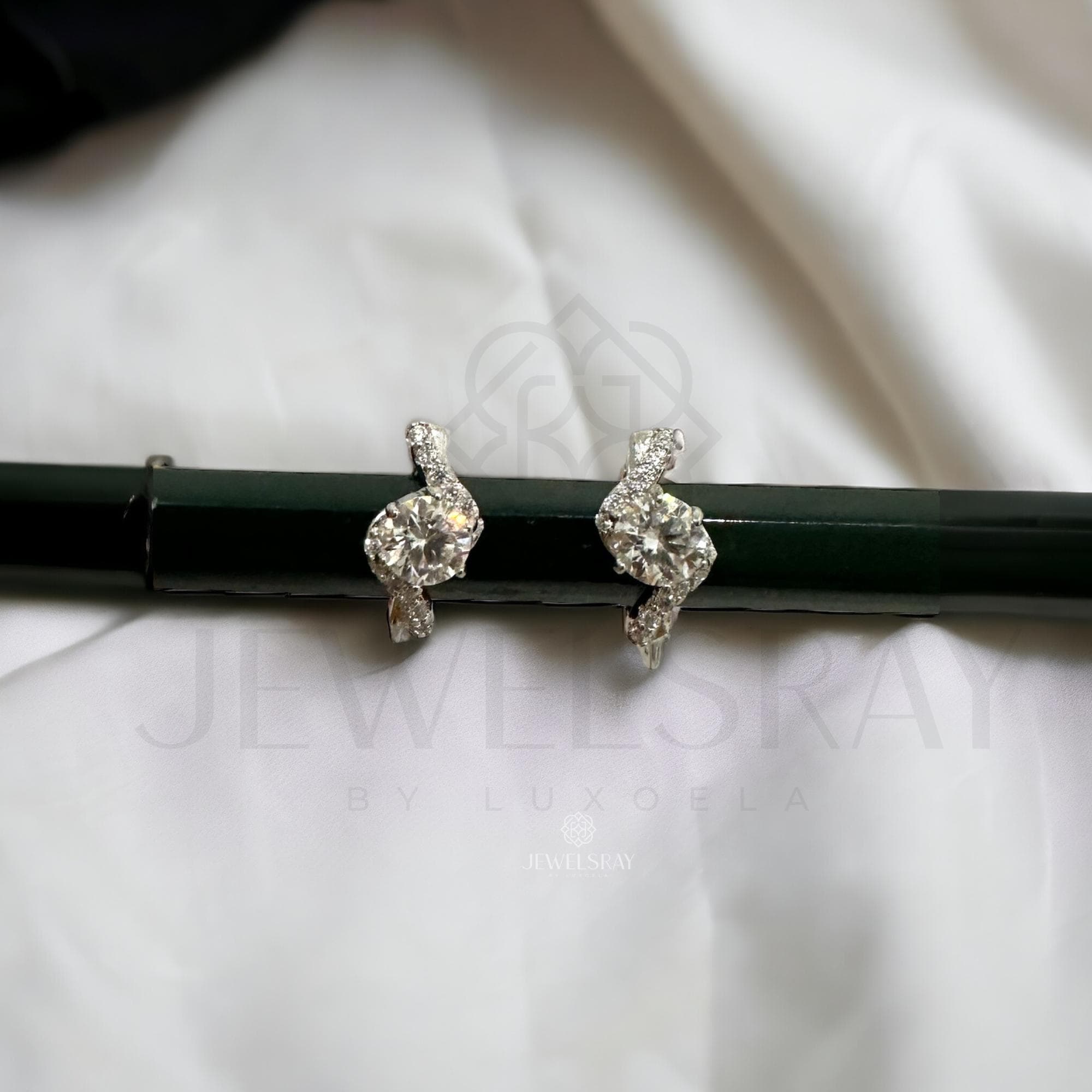 Stormi Earrings Moissanite Anting Diamond Look Kawin Jewelry Jewelsray