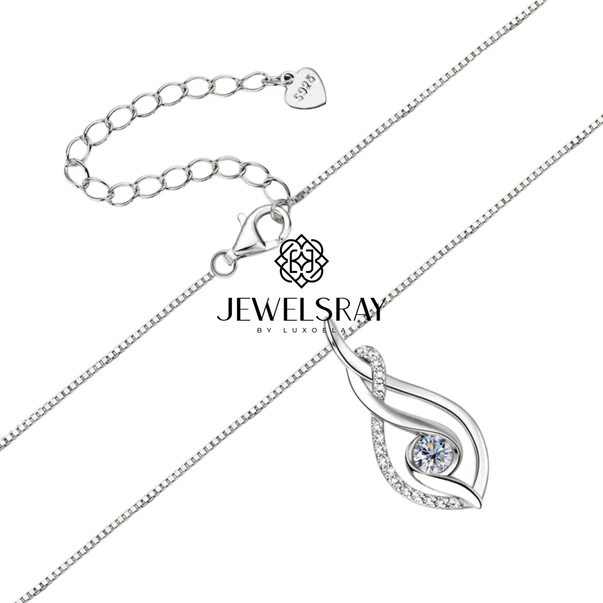 Kalung Goccia Moissanite Necklace Diamond Lamaran kawin