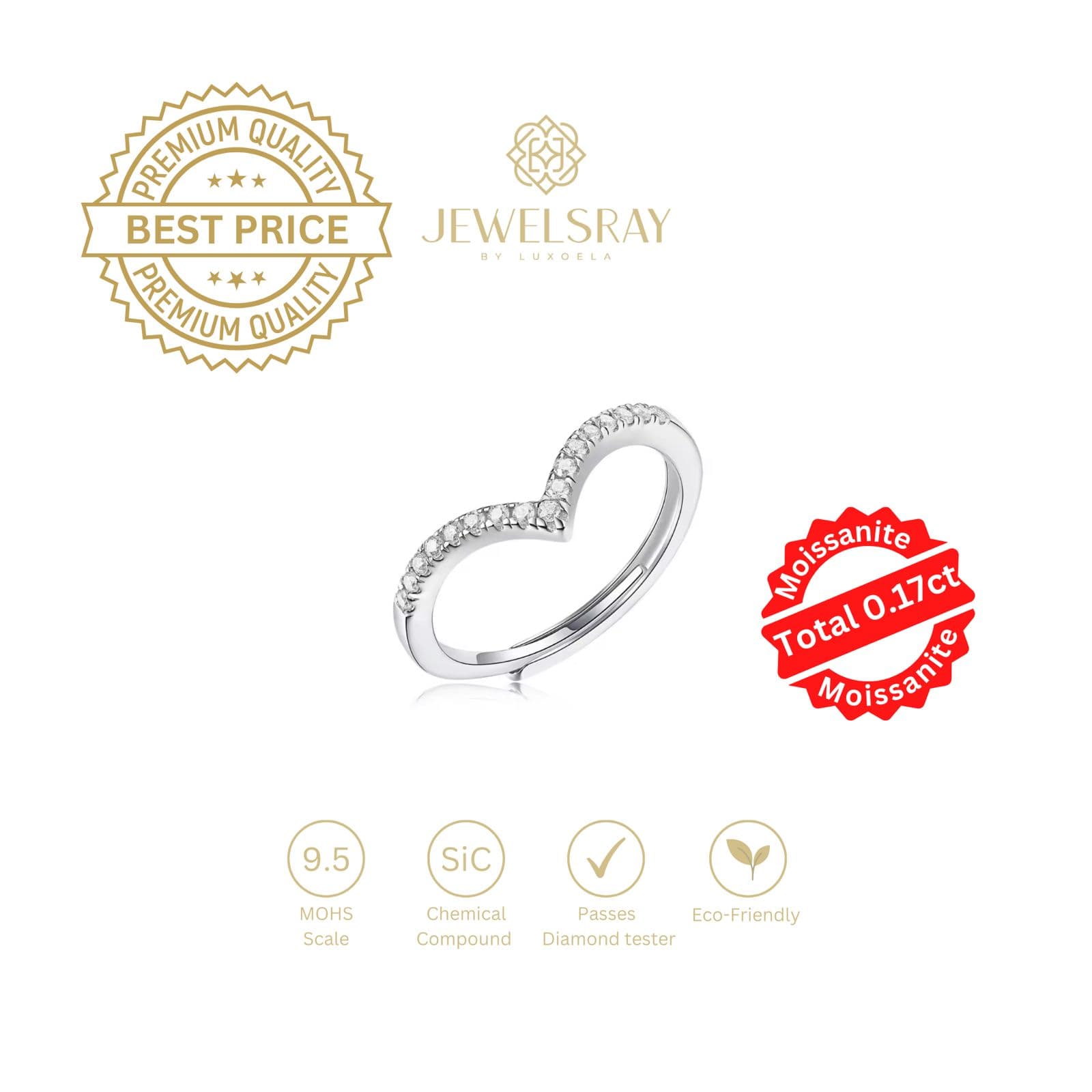 Victoria Cincin Moissanite Ring Cincin Diamond Lamaran Kawin Tunangan Stack Ring Stacking Ring Cincin Stack Stacking