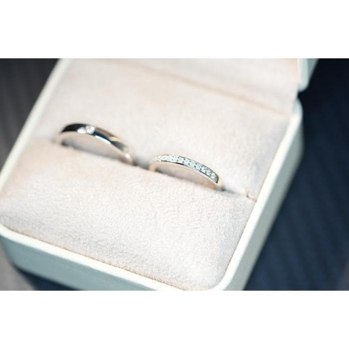 Cincin Kawin Infinite Wedding Ring Set Moissanite Ring Adjustable Perhiasan Elegant Fancy Diamond Look Jewelry Kawin Tunangan Wedding Engagement Lamaran Married Bridal Jewelsray Intan Permata Luxoela