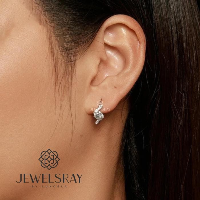 Stormi Earrings Moissanite Anting Diamond Look Kawin Jewelry Jewelsray