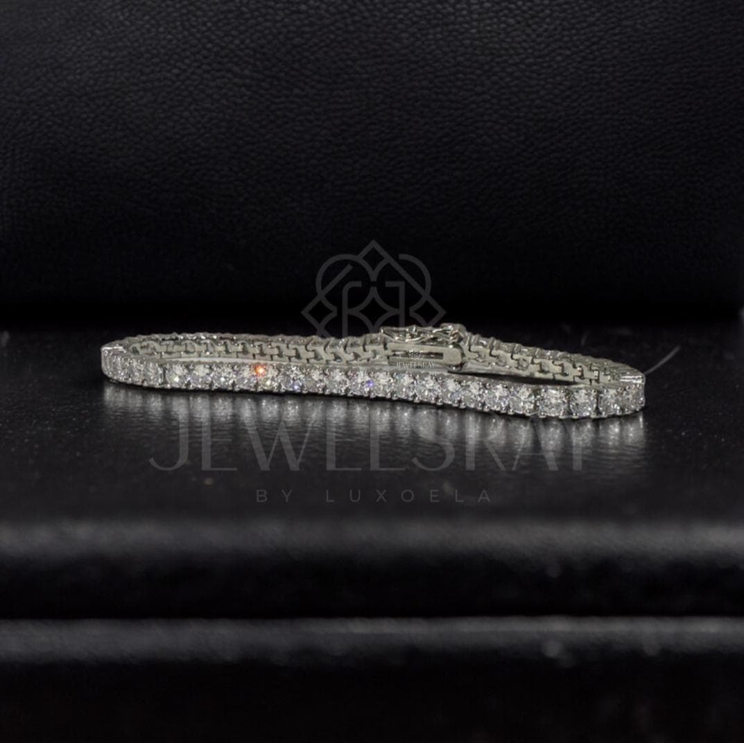 Gelang Arden Tennis Bracelet Diamond Look Perhiasan Kawin Jewelsray CZ