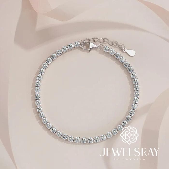 Gelang Tennis Gretchen Moissanite Bracelet Diamond Look Aurel Kawin