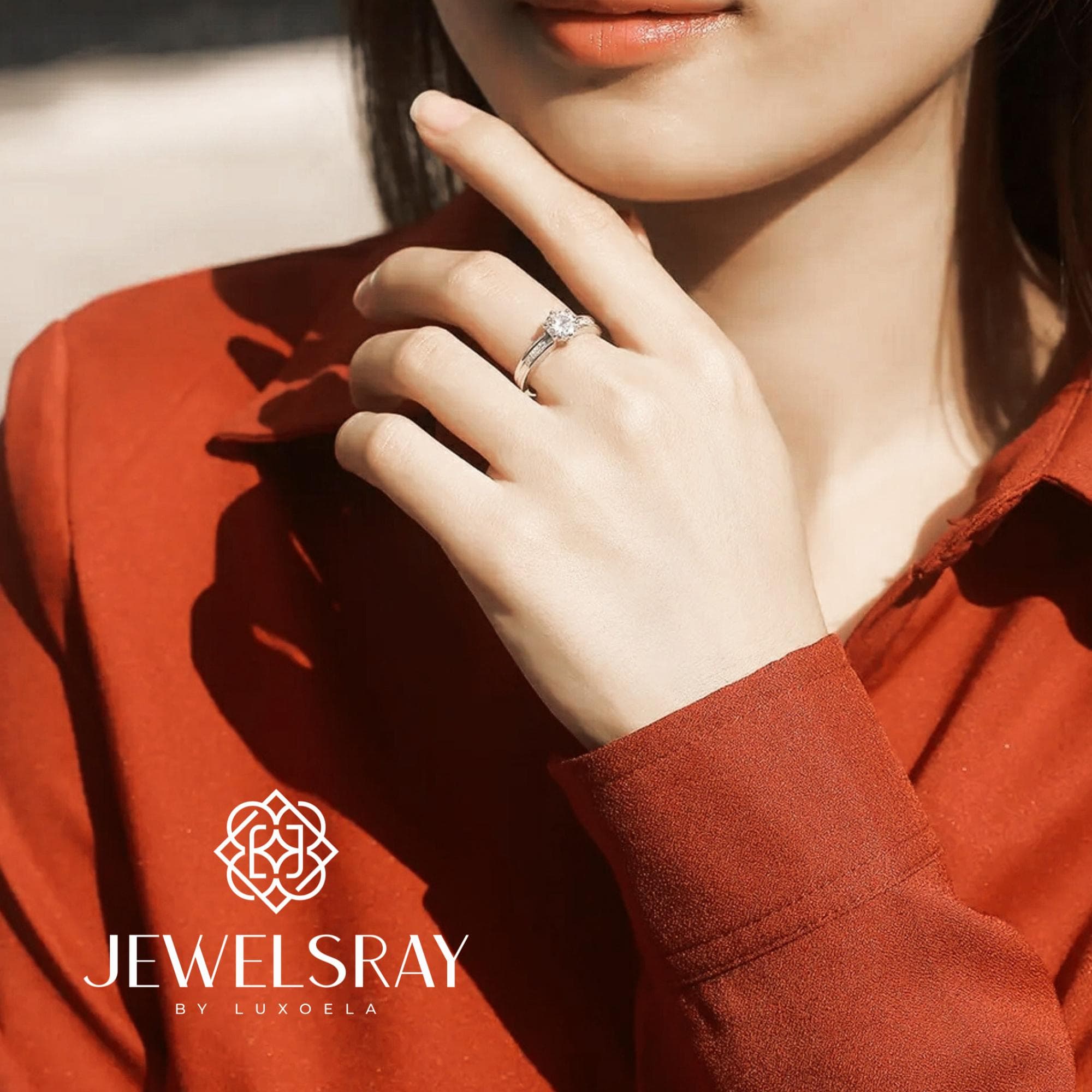 Blanche Ring Adjustable Moissanite - Diamond Look Cincin Kawin Berlian