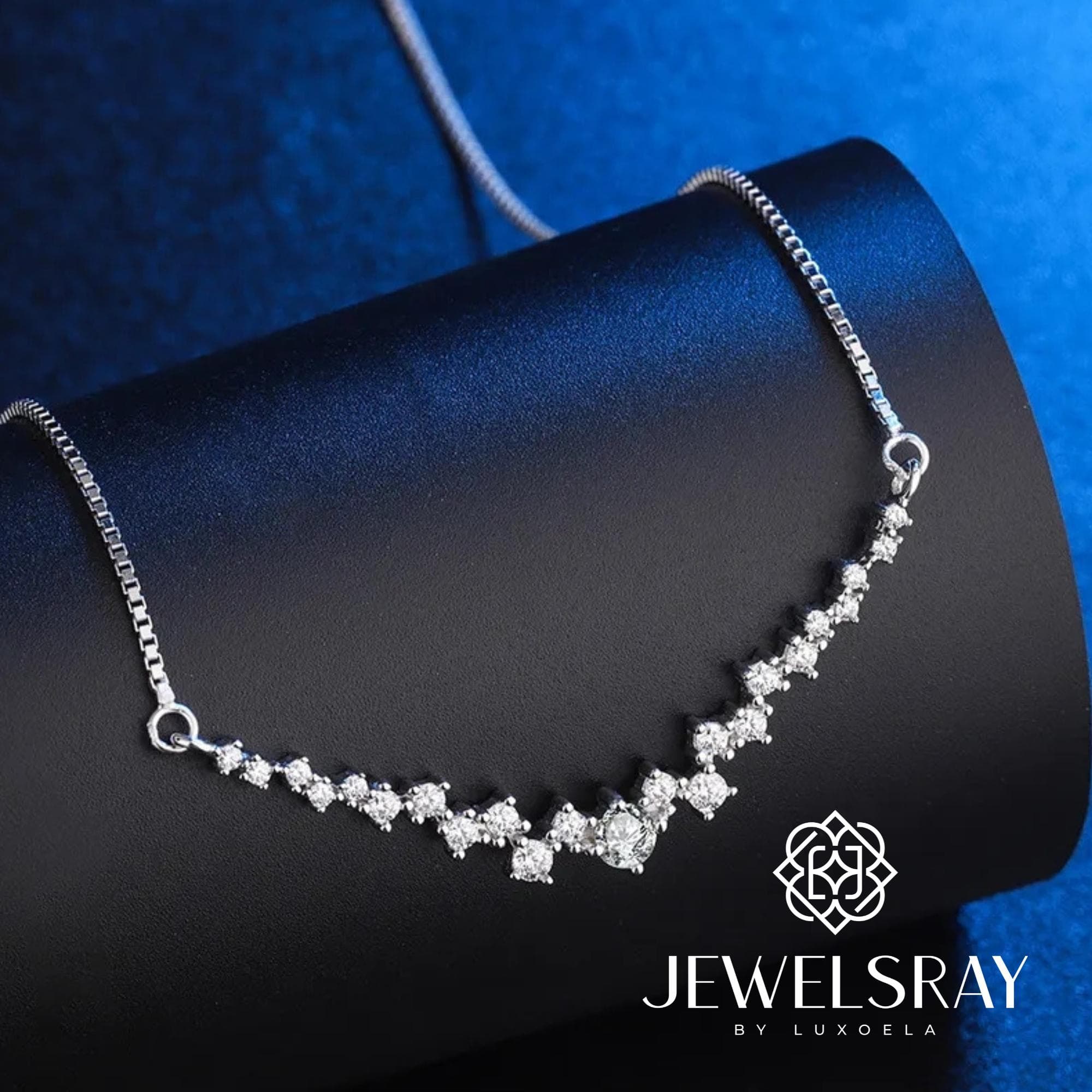 Kalung Aruna Moissanite Necklace Diamond Look Lamaran Kawin Tunangan