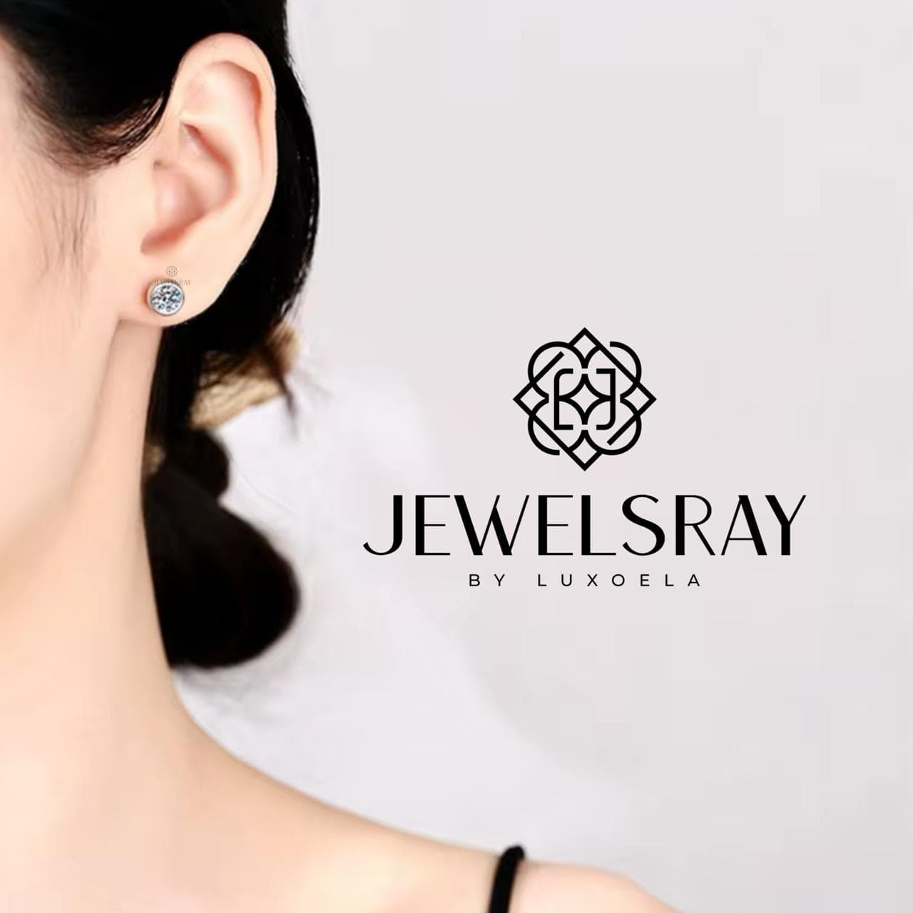 Anting Lane Moissanite Earrings Diamond Look Lamaran Kawin Tunangan