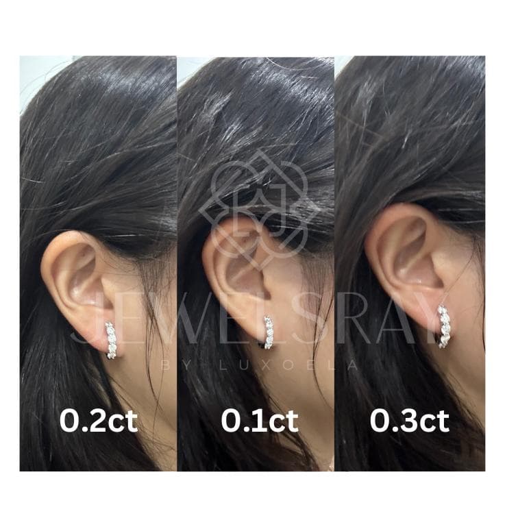 Anting Neelam Moissanite Earrings Diamond Look Lamaran Kawin Tunangan