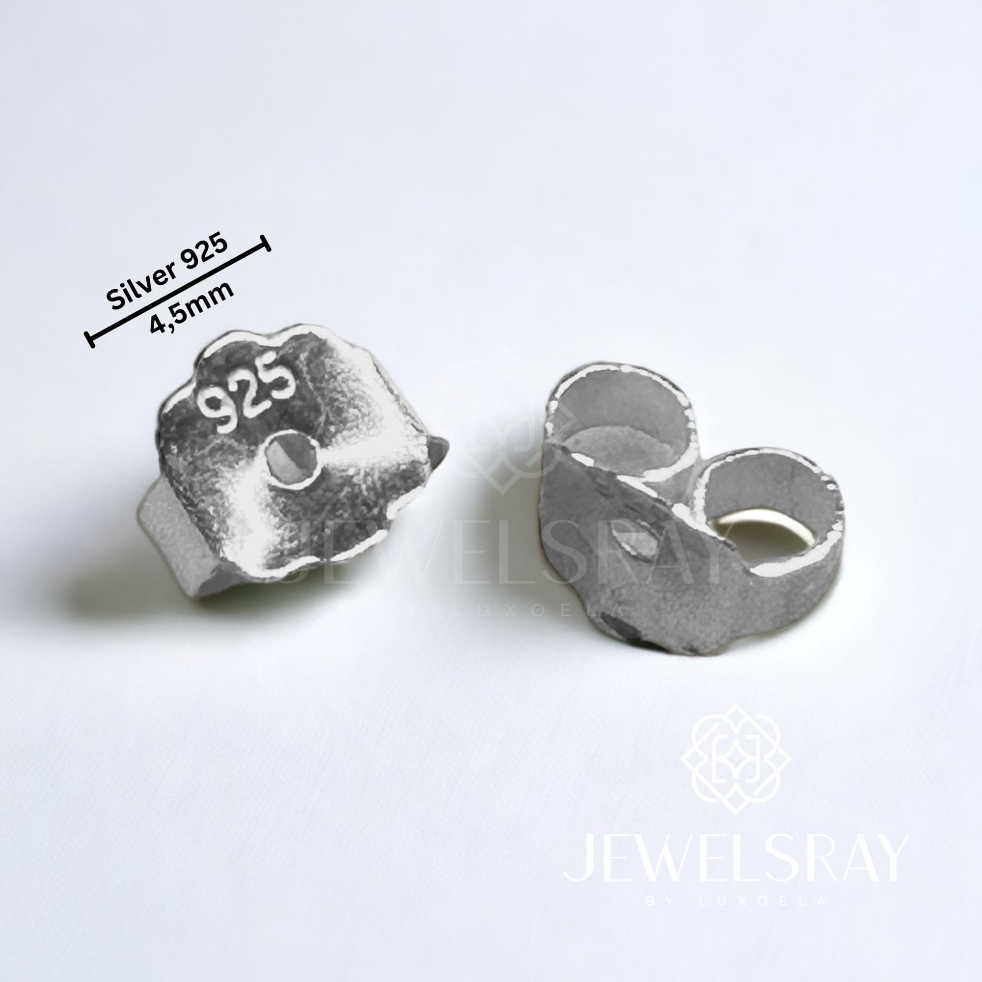 Earnut Earring Stopper Ear Stopper Penutup Belakang Anting Perak 925 Silver