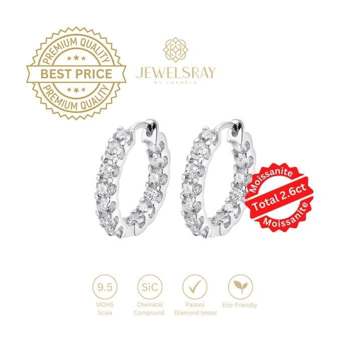 Anting Soyoung Moissanite Earrings Jewelry Diamond Look Jewelsray